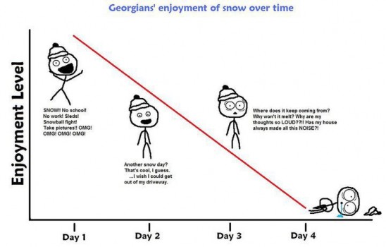 How Georgians reacted to Snowpocalypse 2011