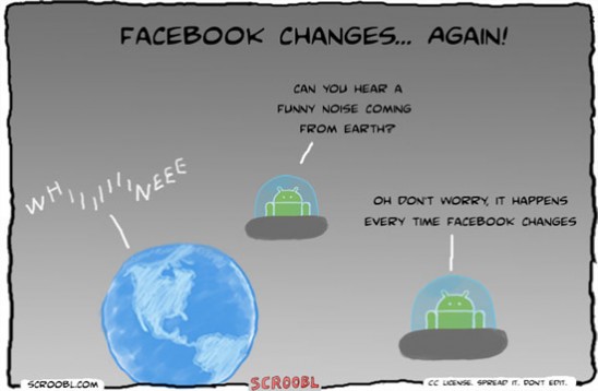 facebook change